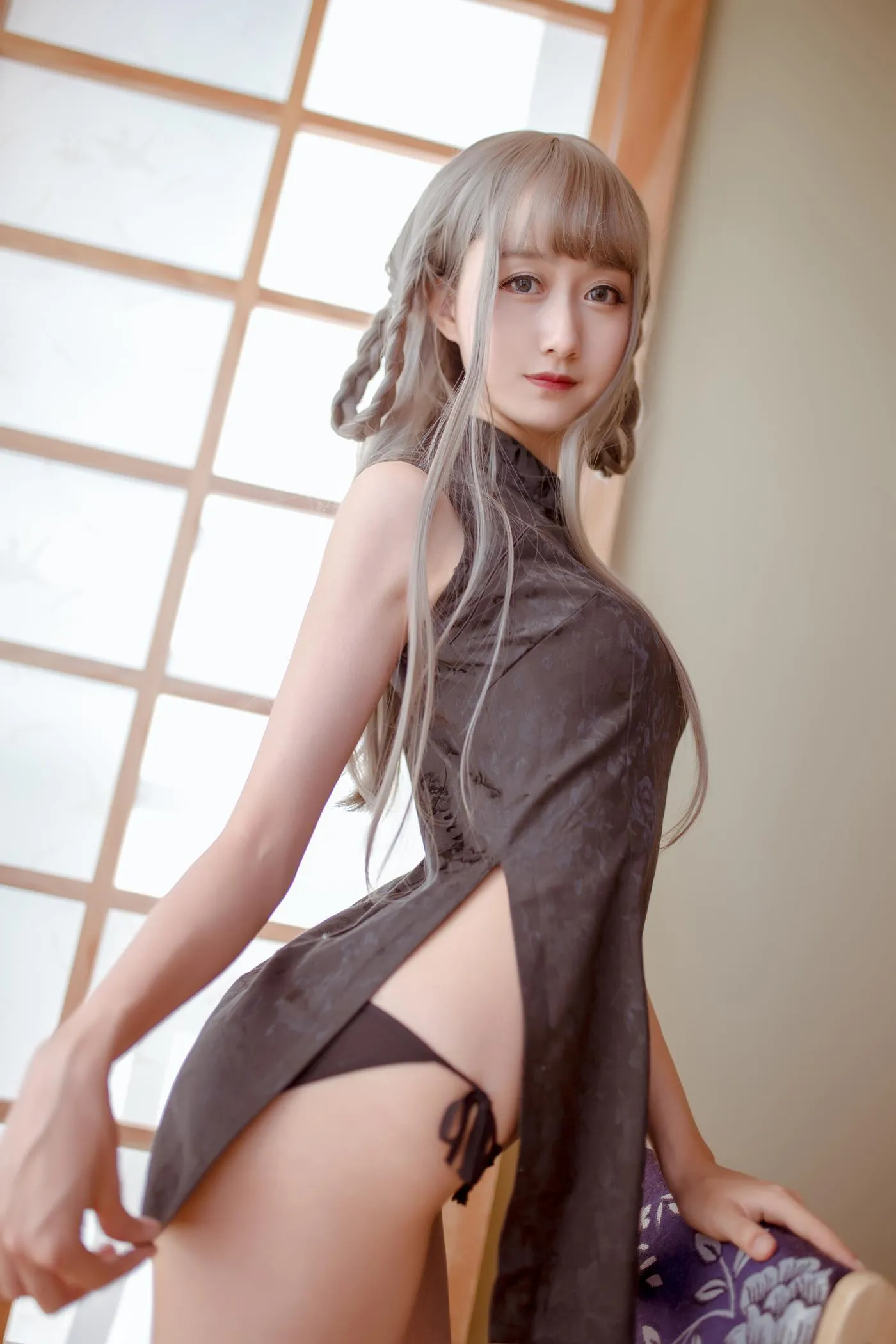 小野妹子w – NO.37 &木绵绵 魔女旗袍 [24P]插图4